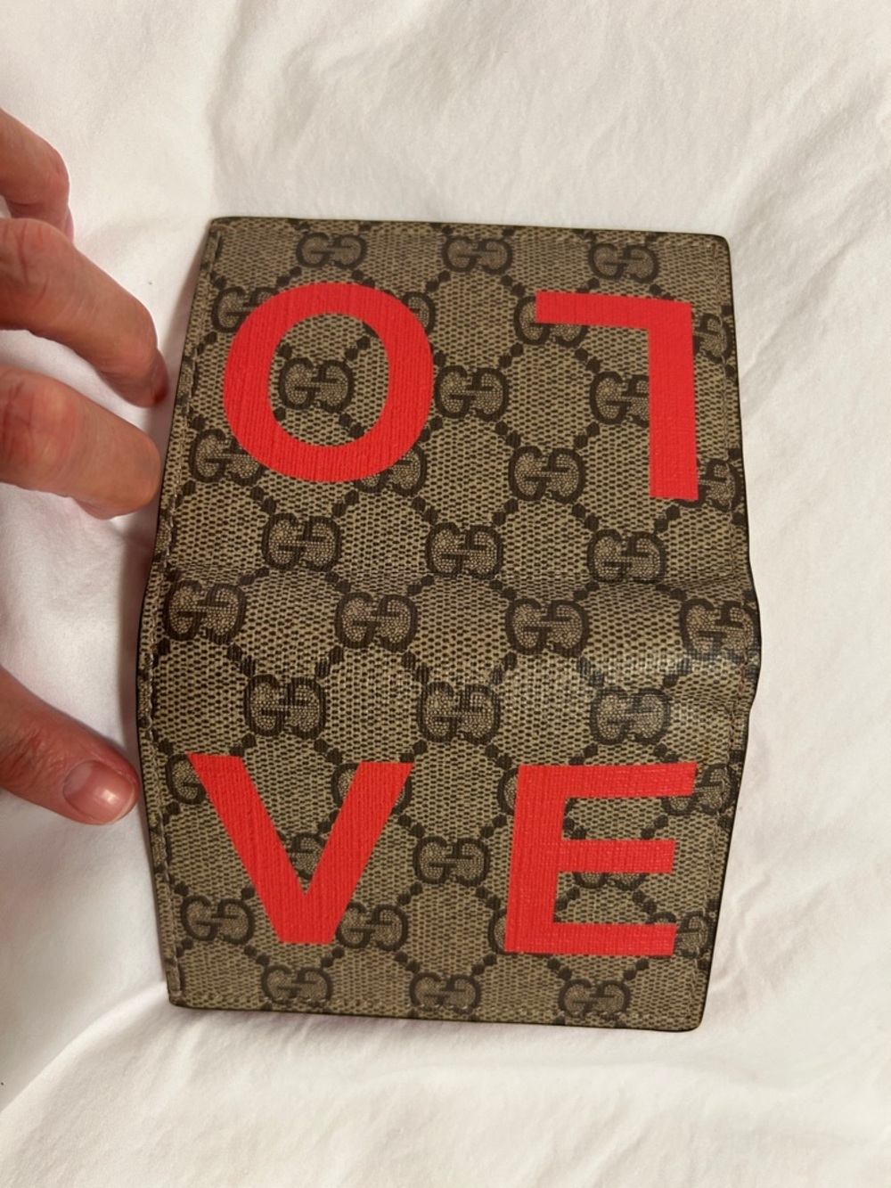 GUCCI supreme monogram LOVE wallet - Picture 11 of 15